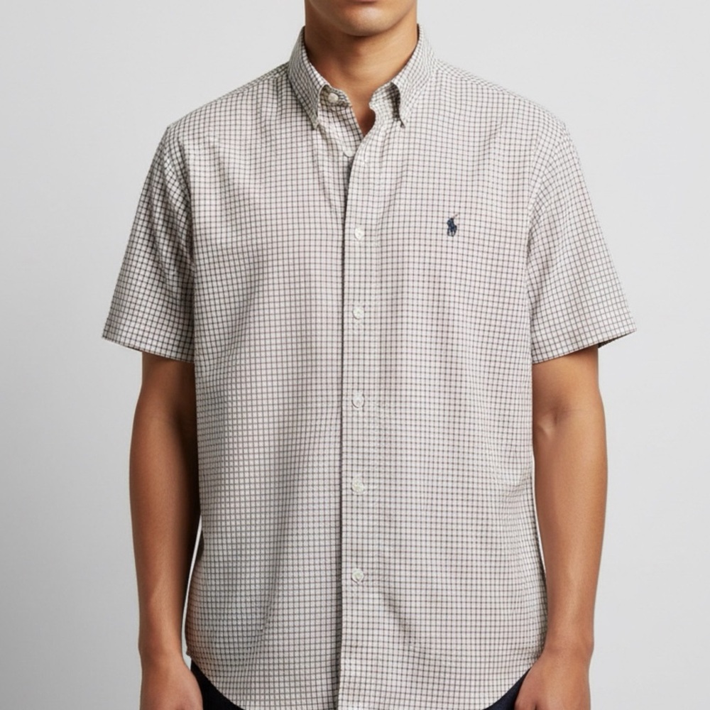 Men's Polo‎ Short Sleeve Button Down Sz 2XL